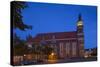 Germany, Brandenburg, Cottbus, Cathedral, Evening-Chris Seba-Stretched Canvas