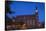 Germany, Brandenburg, Cottbus, Cathedral, Evening-Chris Seba-Framed Stretched Canvas