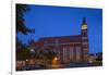 Germany, Brandenburg, Cottbus, Cathedral, Evening-Chris Seba-Framed Photographic Print