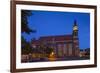 Germany, Brandenburg, Cottbus, Cathedral, Evening-Chris Seba-Framed Photographic Print