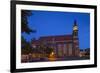 Germany, Brandenburg, Cottbus, Cathedral, Evening-Chris Seba-Framed Photographic Print