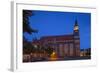 Germany, Brandenburg, Cottbus, Cathedral, Evening-Chris Seba-Framed Photographic Print