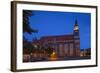 Germany, Brandenburg, Cottbus, Cathedral, Evening-Chris Seba-Framed Photographic Print