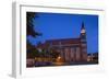 Germany, Brandenburg, Cottbus, Cathedral, Evening-Chris Seba-Framed Photographic Print