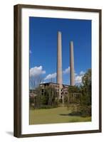 Germany, Brandenburg, Oder-Neisse Cycle Route, EisenhŸttenstadt, Former Power Station 'Vogelsang'-Catharina Lux-Framed Photographic Print