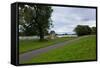 Germany, Brandenburg, Oder-Neisse Cycle Route, Ratzdorf, Water Level Hut-Catharina Lux-Framed Stretched Canvas
