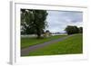 Germany, Brandenburg, Oder-Neisse Cycle Route, Ratzdorf, Water Level Hut-Catharina Lux-Framed Photographic Print