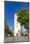 Germany, Brandenburg, Spreewald, LŸbben, Church, Evening, Paul-Gerhardt Monument-Chris Seba-Mounted Photographic Print