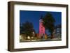 Germany, Brandenburg, Spreewald (Spree Forest), LŸbben, Church at the Evening-Chris Seba-Framed Photographic Print