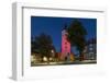 Germany, Brandenburg, Spreewald (Spree Forest), LŸbben, Church at the Evening-Chris Seba-Framed Photographic Print