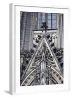 Germany, Cologne, Cologne Cathedral, Cologne Cathedral, West Facade, Portal of Mary, Gable-Samuel Magal-Framed Photographic Print