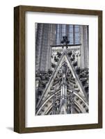 Germany, Cologne, Cologne Cathedral, Cologne Cathedral, West Facade, Portal of Mary, Gable-Samuel Magal-Framed Photographic Print