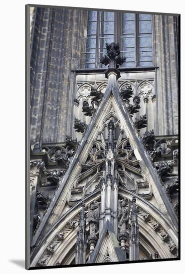 Germany, Cologne, Cologne Cathedral, Cologne Cathedral, West Facade, Portal of Mary, Gable-Samuel Magal-Mounted Photographic Print