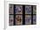 Germany, Cologne, Cologne Cathedral, Narthex, Stained Glass Window, Life of Christ-Samuel Magal-Framed Photographic Print