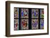 Germany, Cologne, Cologne Cathedral, Narthex, Stained Glass Window, Life of Christ-Samuel Magal-Framed Photographic Print