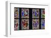 Germany, Cologne, Cologne Cathedral, Narthex, Stained Glass Window, Life of Christ-Samuel Magal-Framed Photographic Print