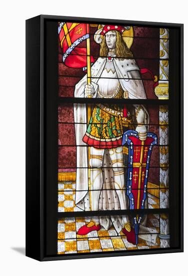 Germany, Cologne, Cologne Cathedral, North Aisle, Stained Glass Window, St. Peter and Tree of Jesse-Samuel Magal-Framed Stretched Canvas