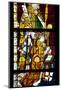 Germany, Cologne, Cologne Cathedral, North Aisle, Stained Glass Window, St. Peter and Tree of Jesse-Samuel Magal-Mounted Photographic Print