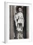 Germany, Cologne, Cologne Cathedral, South Facade, Portal of Gereon, Sculpture with Canopy-Samuel Magal-Framed Photographic Print