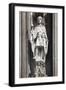 Germany, Cologne, Cologne Cathedral, South Facade, Portal of Gereon, Sculpture with Canopy-Samuel Magal-Framed Photographic Print