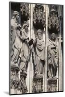 Germany, Cologne, Cologne Cathedral, South Facade, Right Portal, Portal of Gereon, Jamb Sculpture-Samuel Magal-Mounted Photographic Print