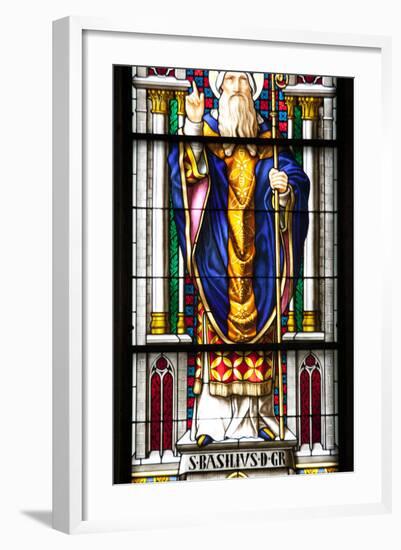 Germany, Cologne, Cologne Cathedral, South Transept, Stained Glass Window, The St. Paul  Window-Samuel Magal-Framed Photographic Print