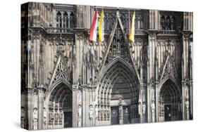 Germany, Cologne, Cologne Cathedral, Southern Facade, General View-Samuel Magal-Stretched Canvas