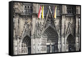 Germany, Cologne, Cologne Cathedral, Southern Facade, General View-Samuel Magal-Framed Stretched Canvas