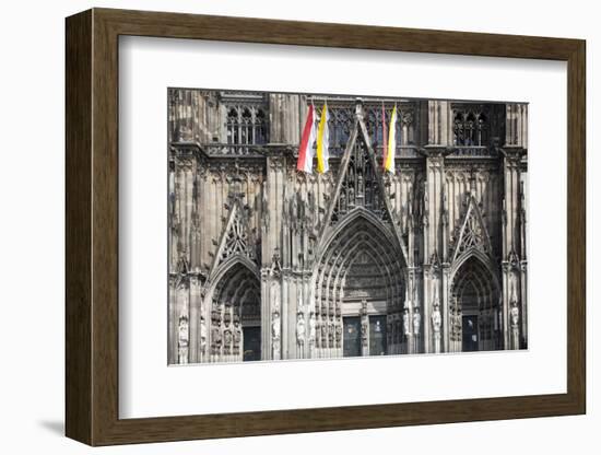 Germany, Cologne, Cologne Cathedral, Southern Facade, General View-Samuel Magal-Framed Photographic Print