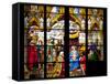 Germany, Cologne, Cologne Cathedral, Stained Glass Window, The South Aisle, The Adoration Window-Samuel Magal-Framed Stretched Canvas