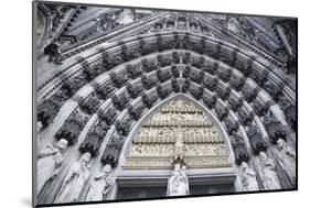 Germany, Cologne, Cologne Cathedral, West Facade, Portal of Mary-Samuel Magal-Mounted Photographic Print