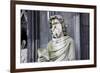 Germany, Cologne, Cologne Cathedral, West Facade, Statue-Samuel Magal-Framed Photographic Print