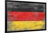 Germany Country Flag - Barnwood Painting-Lantern Press-Framed Art Print