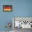 Germany Country Flag - Barnwood Painting-Lantern Press-Framed Stretched Canvas displayed on a wall