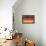 Germany Country Flag - Barnwood Painting-Lantern Press-Framed Stretched Canvas displayed on a wall