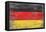 Germany Country Flag - Barnwood Painting-Lantern Press-Framed Stretched Canvas