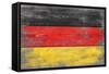 Germany Country Flag - Barnwood Painting-Lantern Press-Framed Stretched Canvas