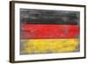 Germany Country Flag - Barnwood Painting-Lantern Press-Framed Art Print