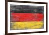 Germany Country Flag - Barnwood Painting-Lantern Press-Framed Premium Giclee Print