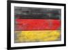 Germany Country Flag - Barnwood Painting-Lantern Press-Framed Premium Giclee Print