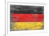 Germany Country Flag - Barnwood Painting-Lantern Press-Framed Art Print