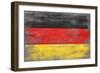 Germany Country Flag - Barnwood Painting-Lantern Press-Framed Art Print