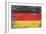 Germany Country Flag - Barnwood Painting-Lantern Press-Framed Art Print