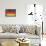 Germany Country Flag - Barnwood Painting-Lantern Press-Framed Stretched Canvas displayed on a wall
