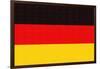 Germany Country Flag - Letterpress-Lantern Press-Framed Art Print