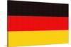 Germany Country Flag - Letterpress-Lantern Press-Stretched Canvas