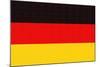 Germany Country Flag - Letterpress-Lantern Press-Mounted Art Print