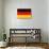 Germany Country Flag - Letterpress-Lantern Press-Stretched Canvas displayed on a wall