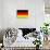 Germany Country Flag - Letterpress-Lantern Press-Art Print displayed on a wall