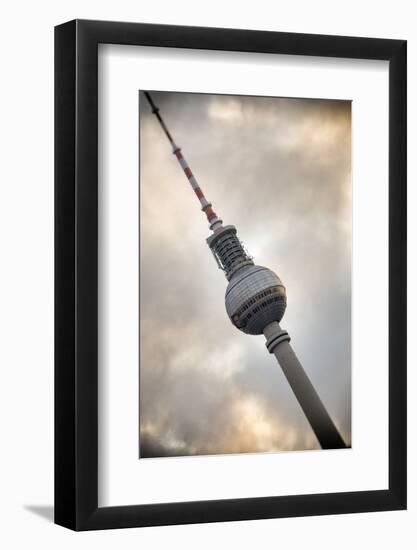 Germany, Deutschland. Berlin. Berlin Mitte. Alexanderplatz. Berliner Fernsehturm-Francesco Iacobelli-Framed Photographic Print